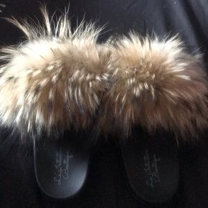Fuzzy slippers